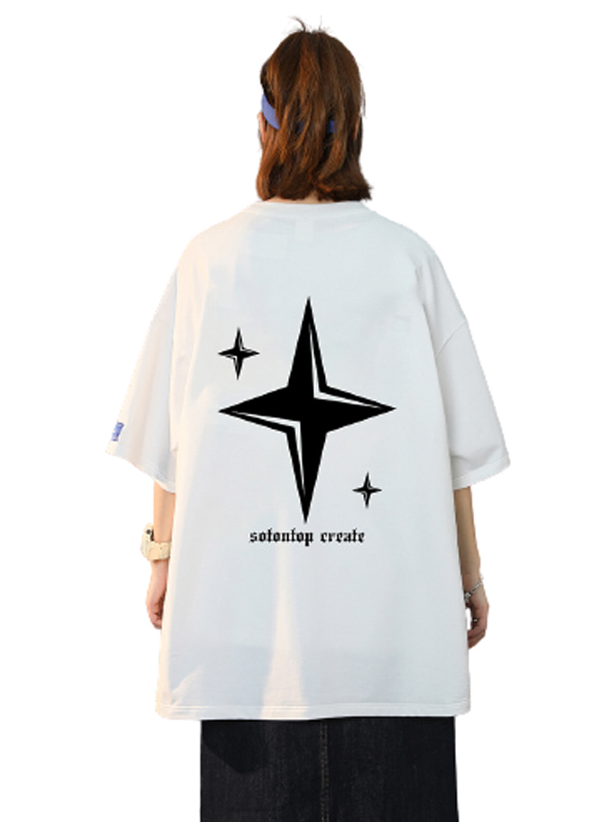 [당일배송]Sofo Star Oversize Short Sleeves T