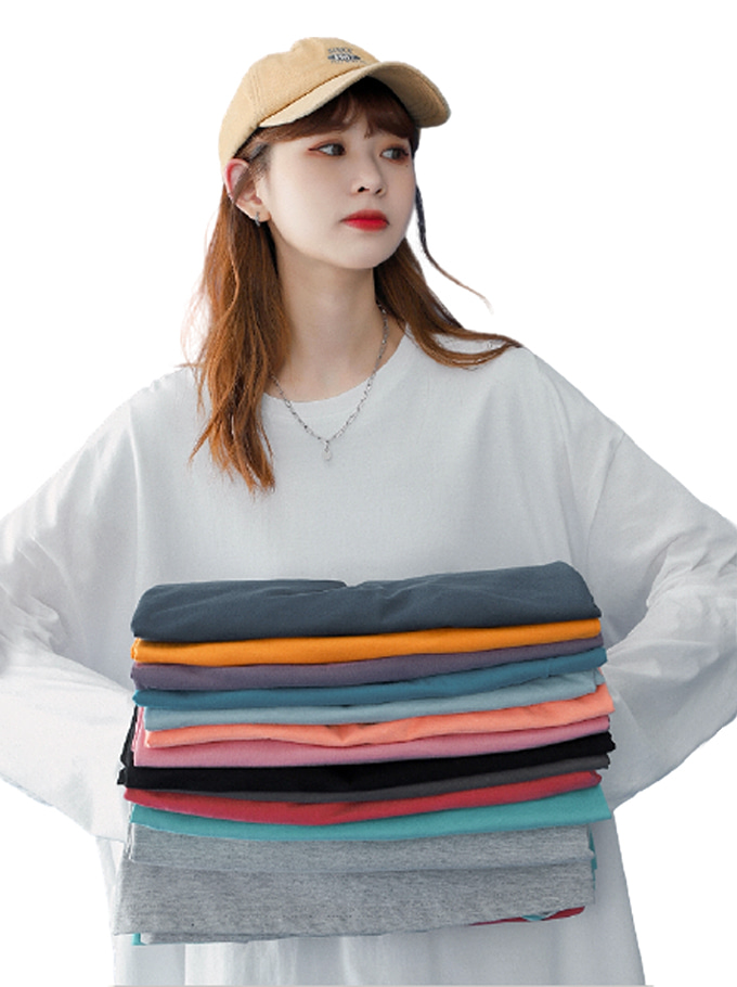 Chaz Oversize Long Sleeves T (13Color)