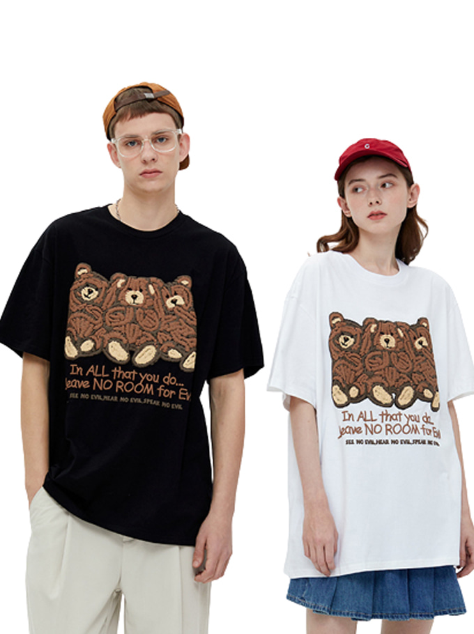 Three Bears Short Sleeves Shirt