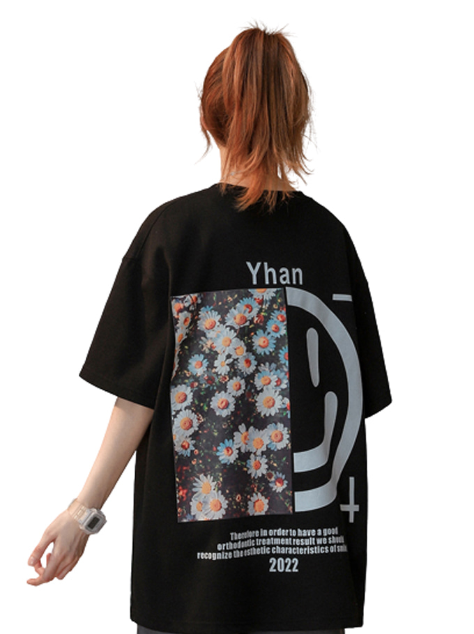 Yhan Half Oversize Short Sleeves T